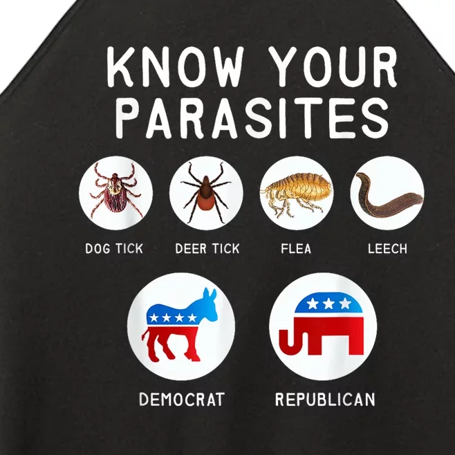 Know Your Parasites Women’s Perfect Tri Rocker Tank