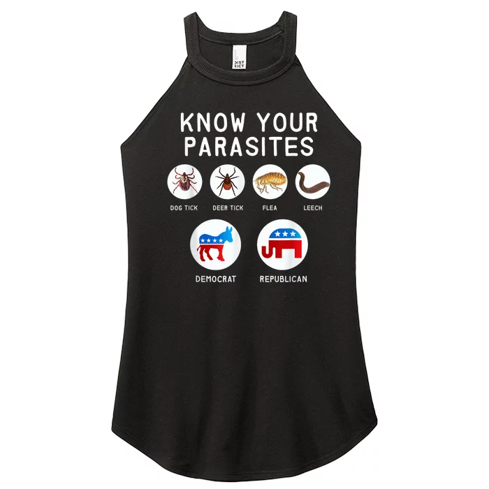 Know Your Parasites Women’s Perfect Tri Rocker Tank