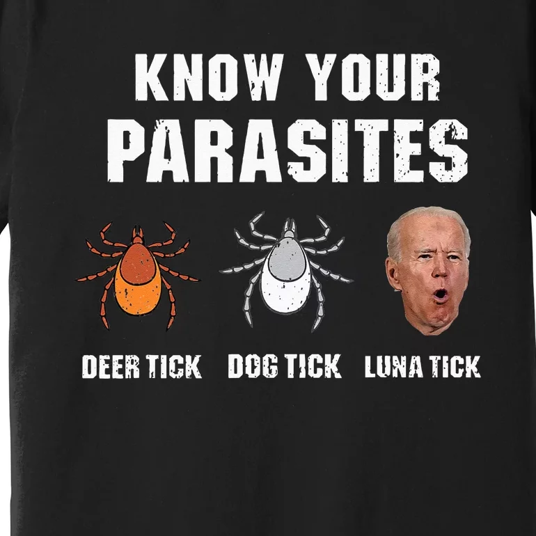 Know Your Parasites Anti Joe Biden Premium T-Shirt