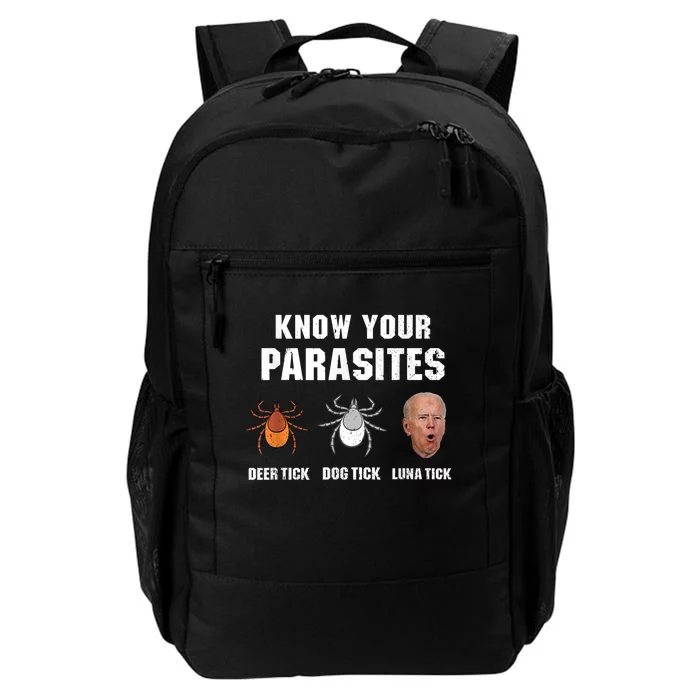 Know Your Parasites Anti Joe Biden Daily Commute Backpack