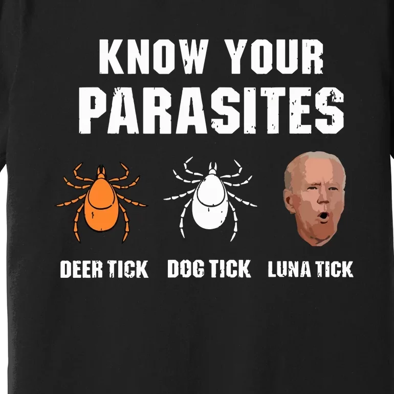 Know Your Parasites Anti Joe Biden Premium T-Shirt