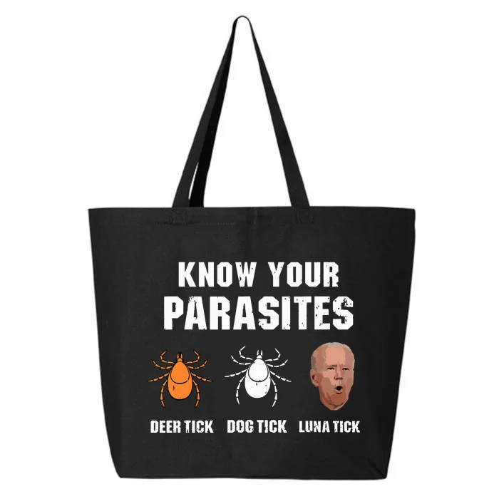 Know Your Parasites Anti Joe Biden 25L Jumbo Tote