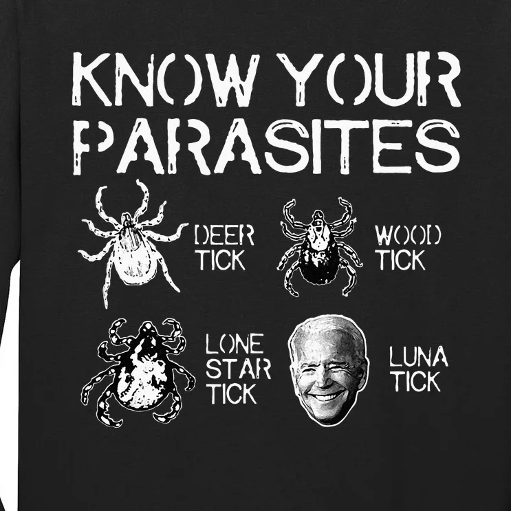 Know Your Parasites Tick Biden Classic Tall Long Sleeve T-Shirt