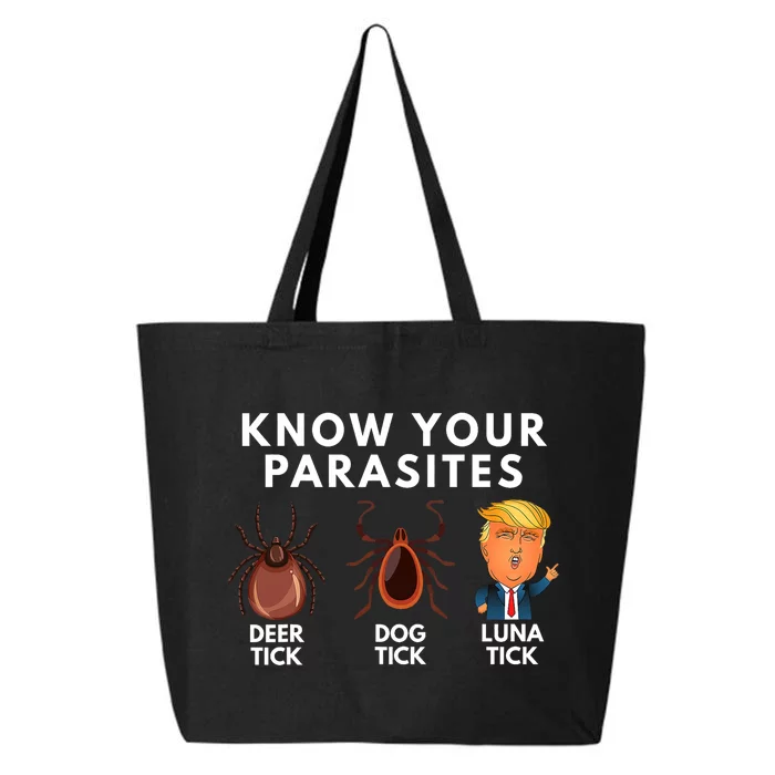 Know Your Parasites Deer Tick Dog Tick Luna Tick Anti Trump 25L Jumbo Tote