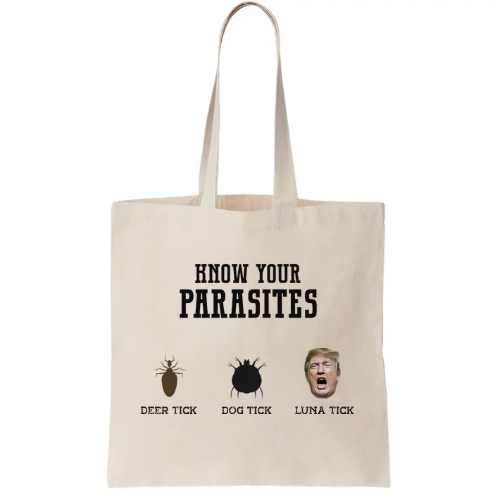 Know Your Parasites Antitrump Tote Bag