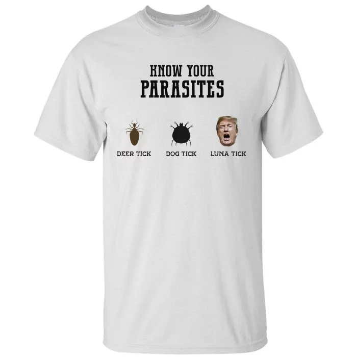 Know Your Parasites Antitrump Tall T-Shirt