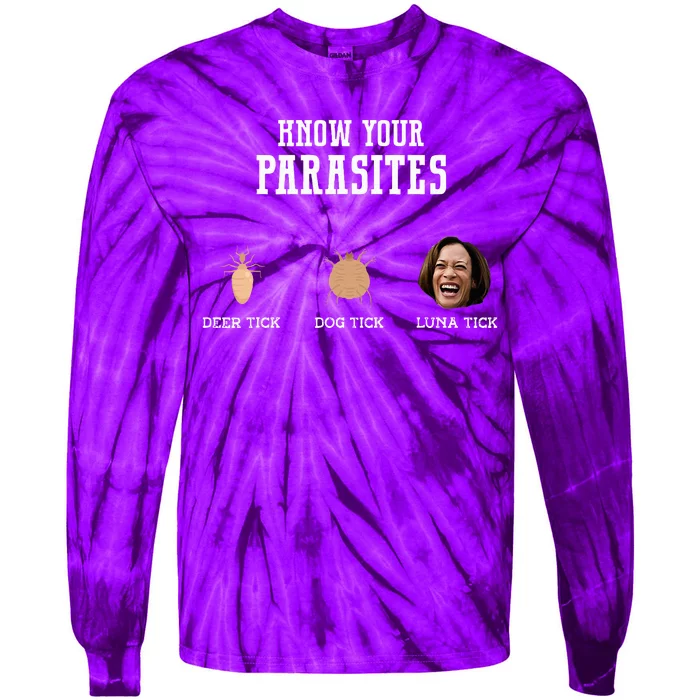 Know Your Parasites Republican Tie-Dye Long Sleeve Shirt