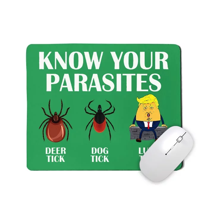 Know Your Parasites Anti Trump Democrat Vote Kamala Mousepad