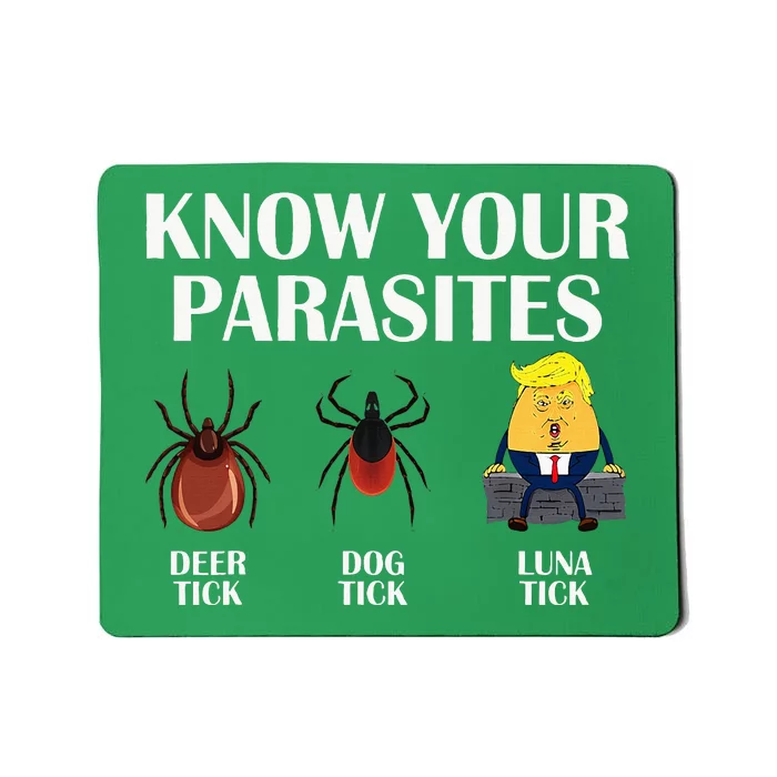 Know Your Parasites Anti Trump Democrat Vote Kamala Mousepad