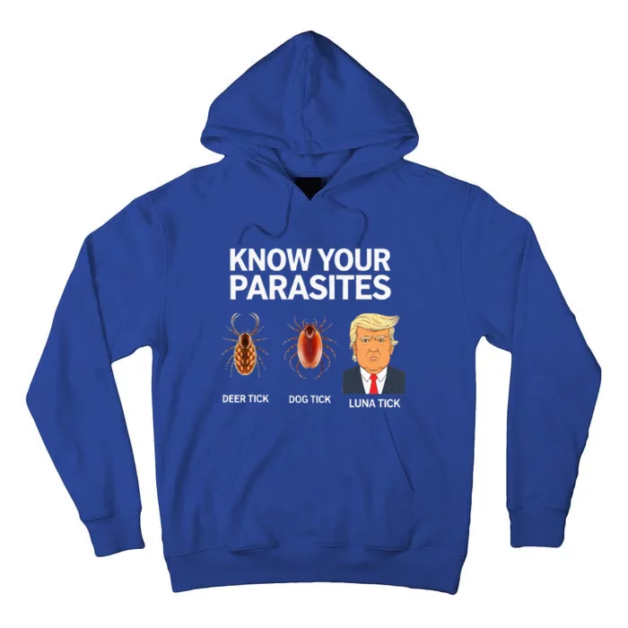 Know Your Parasites Anti Trumpism & Kamala Harris Tall Hoodie