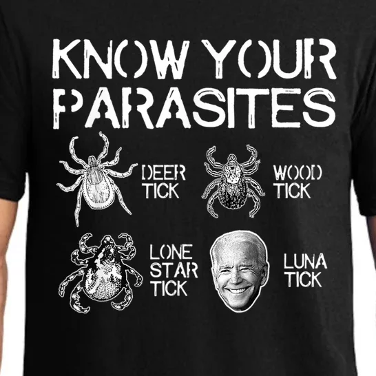 Know Your Parasites Tick Biden (On Back) Classic Pajama Set