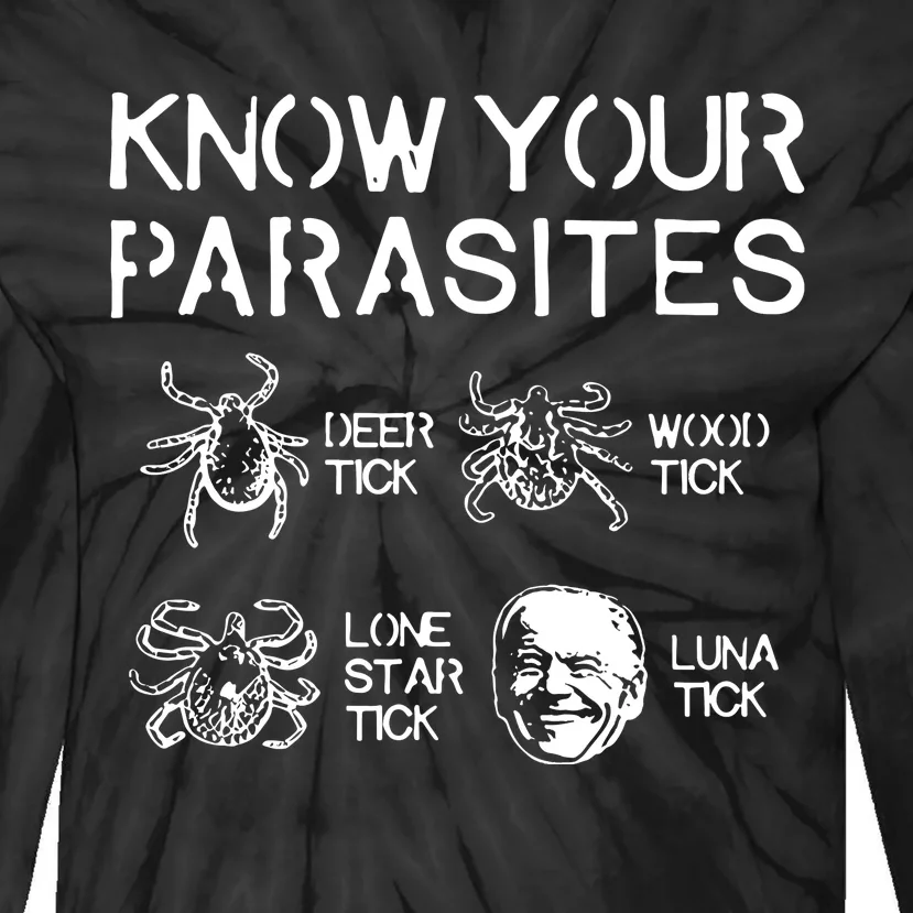 Know Your Parasites Luna Tick Tie-Dye Long Sleeve Shirt