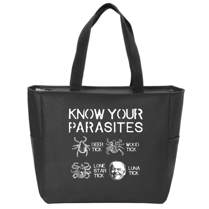 Know Your Parasites Luna Tick Zip Tote Bag