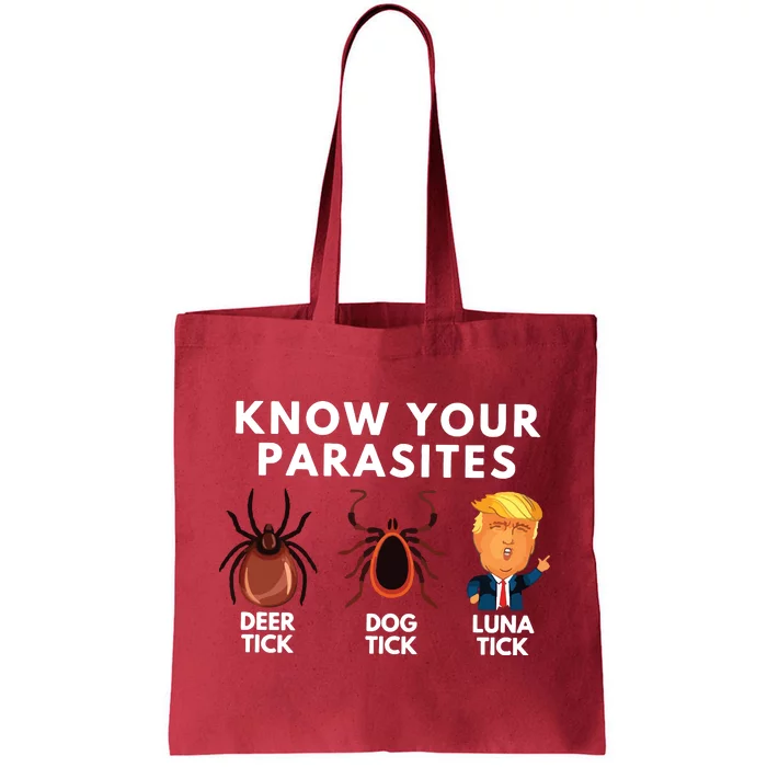 Know Your Parasites Anti Trump Tote Bag