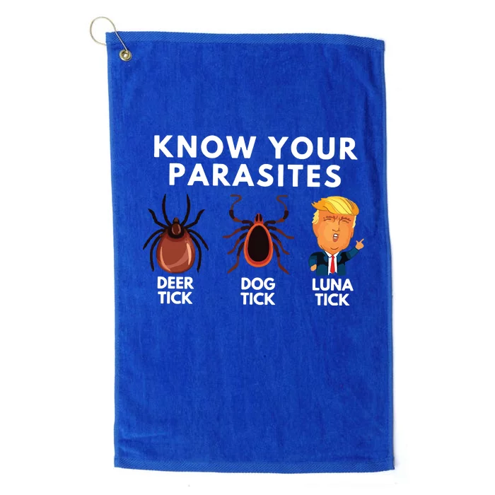 Know Your Parasites Anti Trump Platinum Collection Golf Towel