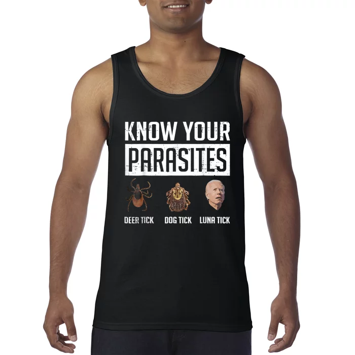 Know Your Parasites Deer Tick Dog Tick Luna Tick Tank Top