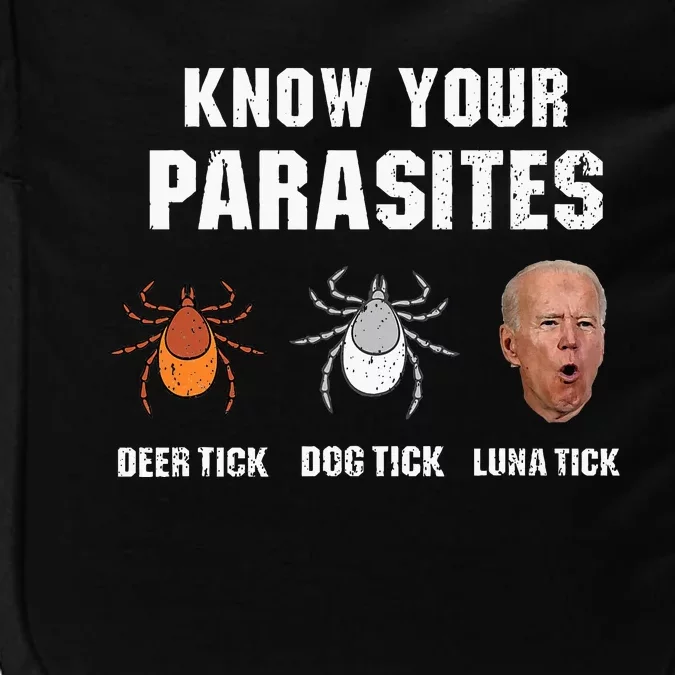 Know Your Parasites Anti Joe Biden Impact Tech Backpack