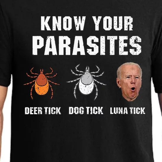 Know Your Parasites Anti Joe Biden Pajama Set