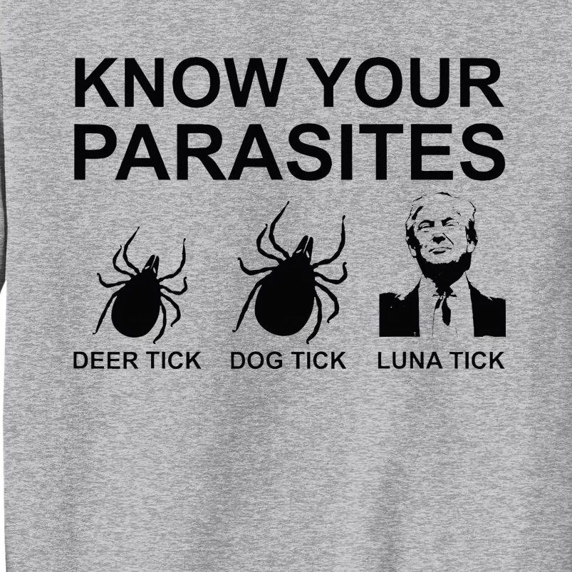 Know Your Parasites Anti Trump Tall Sweatshirt