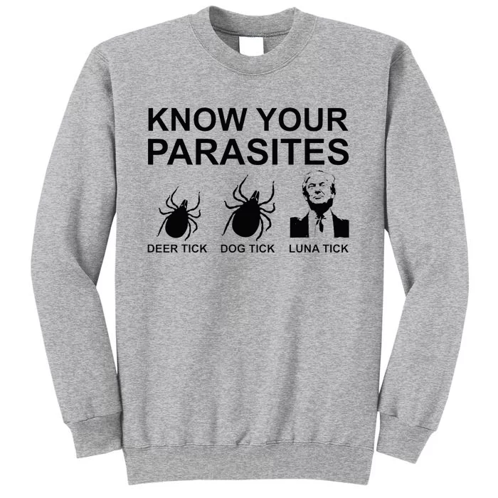 Know Your Parasites Anti Trump Tall Sweatshirt