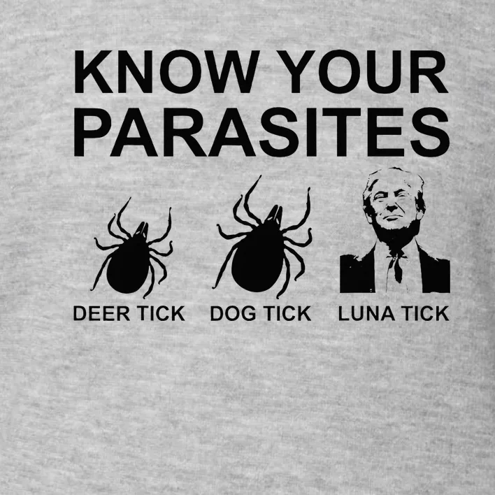 Know Your Parasites Anti Trump Toddler Sweatshirt