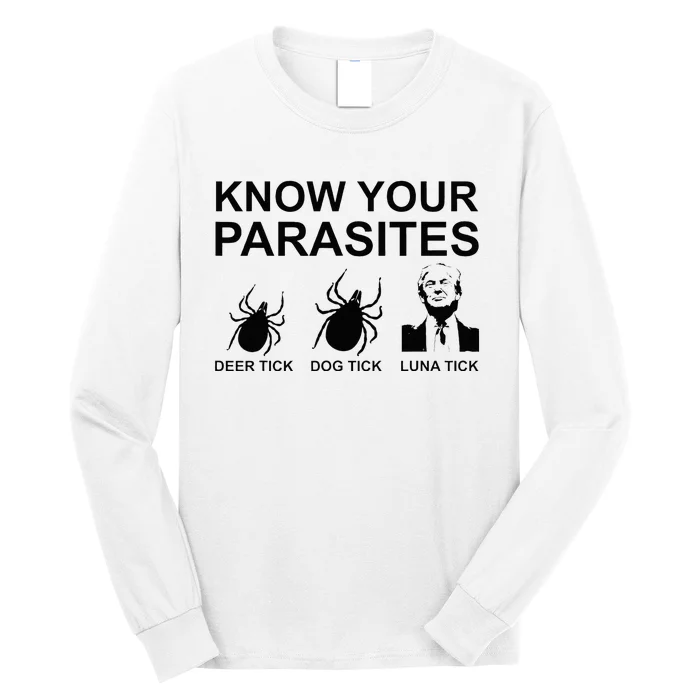 Know Your Parasites Anti Trump Long Sleeve Shirt