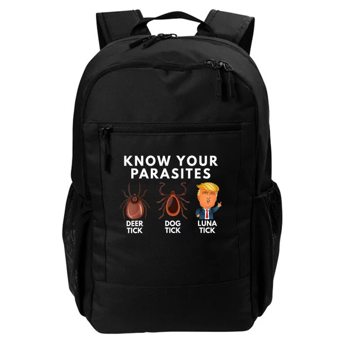 Know Your Parasites Deer Tick Dog Tick Luna Tick Anti Trump Daily Commute Backpack