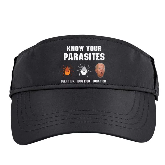 Know Your Parasites Anti Joe Biden Adult Drive Performance Visor