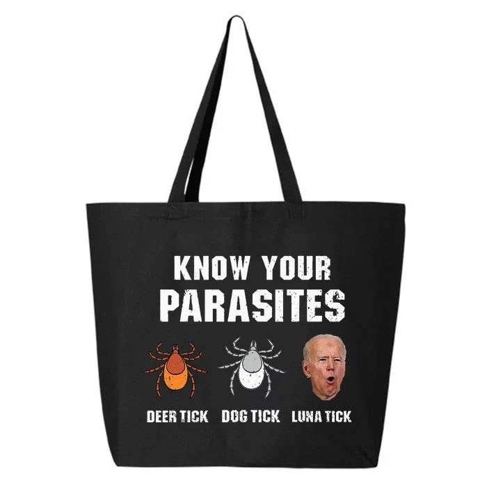 Know Your Parasites Anti Joe Biden 25L Jumbo Tote