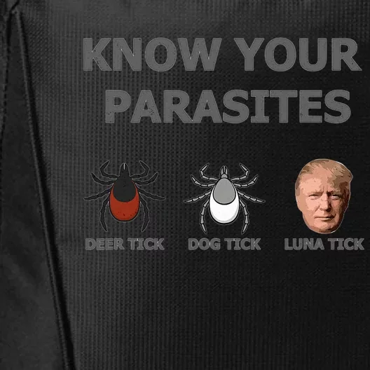 Know Your Parasites Anti Trump Resist City Backpack