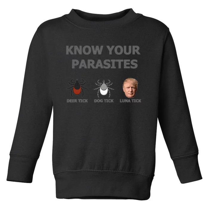 Know Your Parasites Anti Trump Resist Toddler Sweatshirt