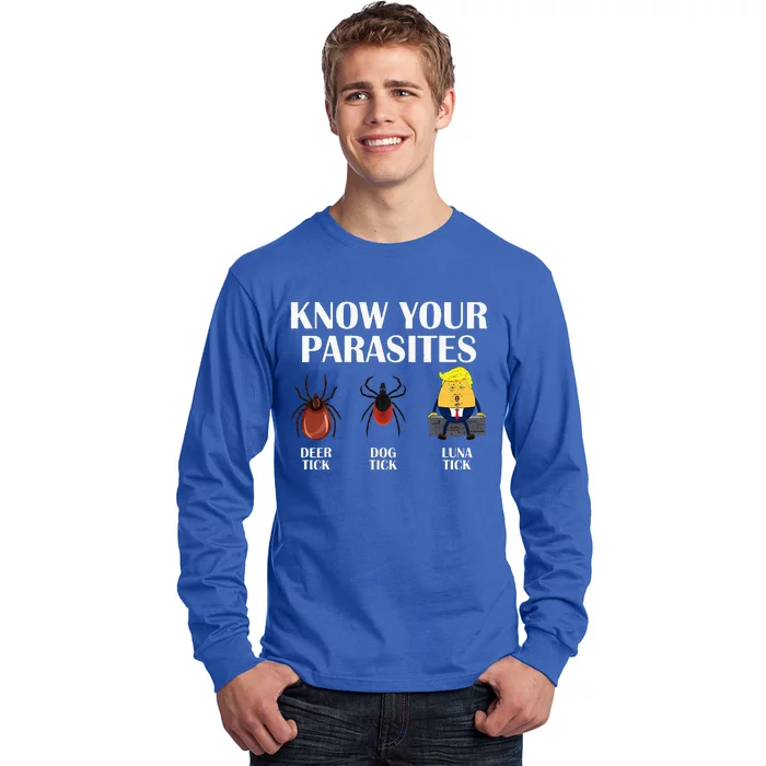 Know Your Parasites Anti Trump Long Sleeve Shirt