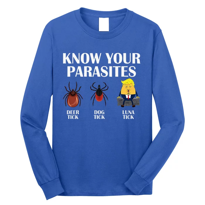 Know Your Parasites Anti Trump Long Sleeve Shirt