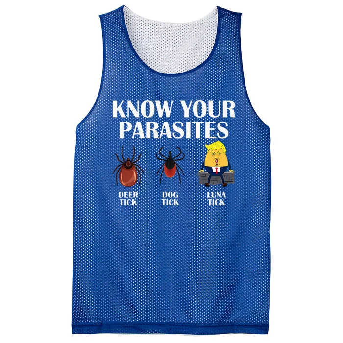 Know Your Parasites Anti Trump Mesh Reversible Basketball Jersey Tank