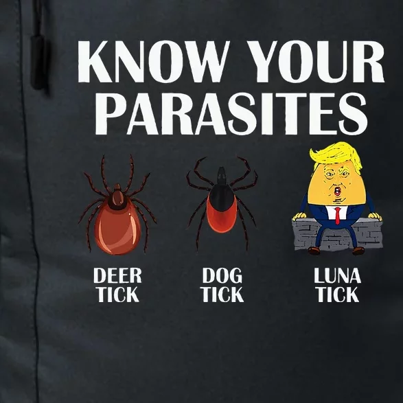 Know Your Parasites Anti Trump Daily Commute Backpack