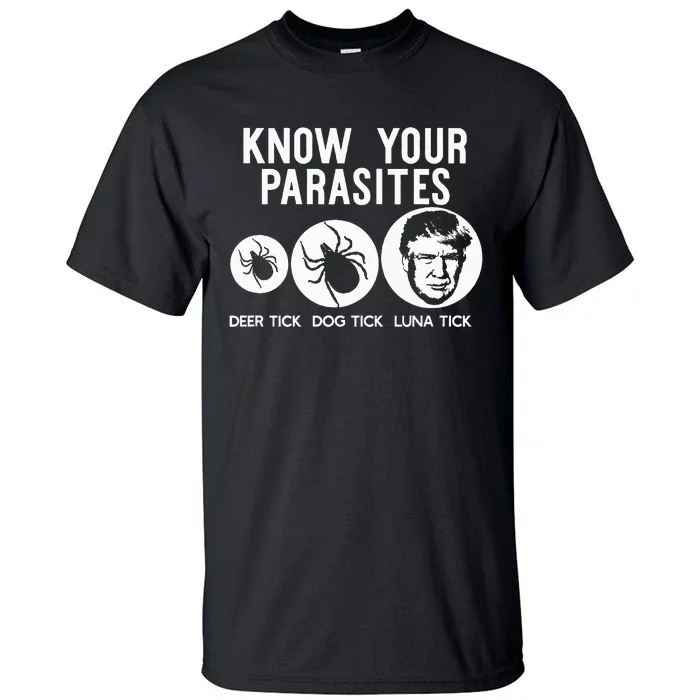 Know Your Parasites Antitrump Resist Funny Gift Tall T-Shirt