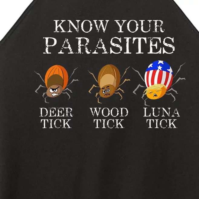 Know Your Parasites Anti Trump Luna Tick Funny Women’s Perfect Tri Rocker Tank