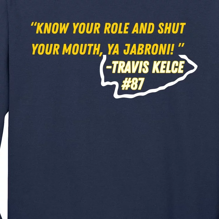 Know Your Role And Shut Your Mouth Tall Long Sleeve T-Shirt