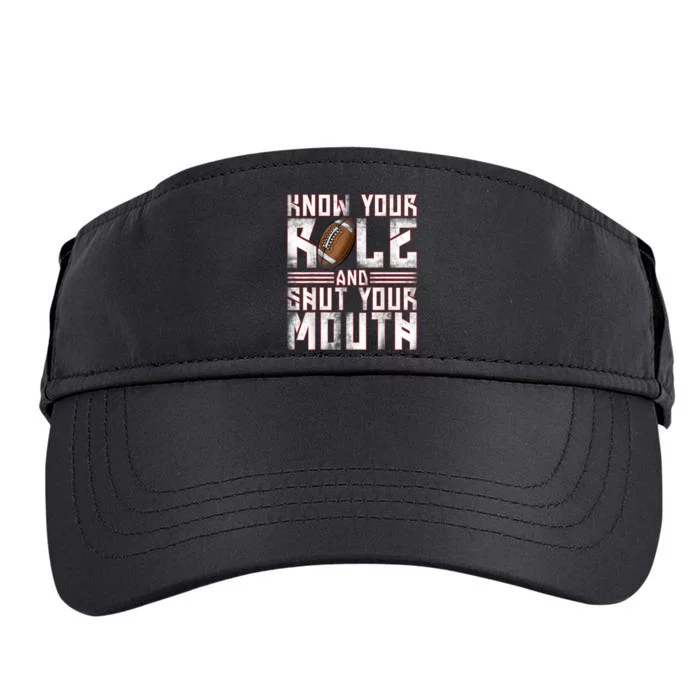 Know Your Role And Shut Your Mouth Adult Drive Performance Visor