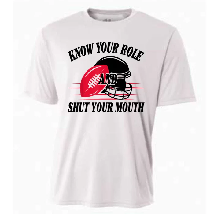 Know Your Role And Shut Your Mouth You Jabroni Cooling Performance Crew T-Shirt