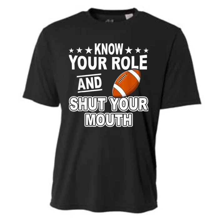 Know Your Role And Shut Your Mouth You Jabroni Cooling Performance Crew T-Shirt