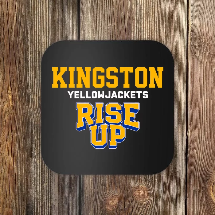 Kingston Yellowjackets Rise Up Hs Coaster