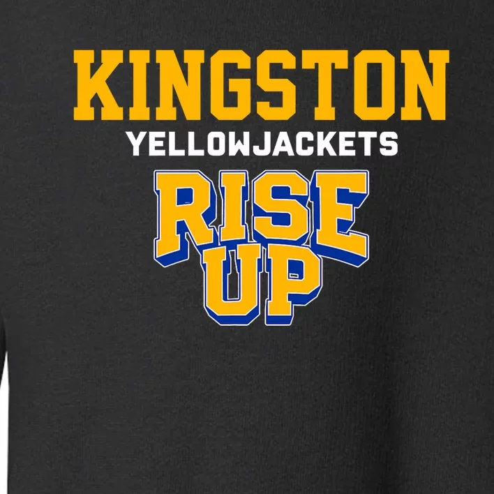 Kingston Yellowjackets Rise Up Hs Toddler Sweatshirt