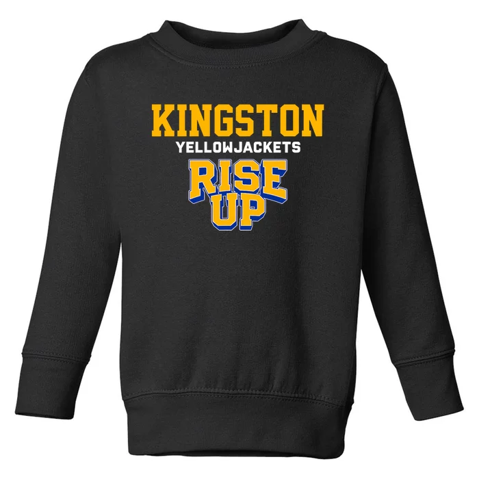 Kingston Yellowjackets Rise Up Hs Toddler Sweatshirt