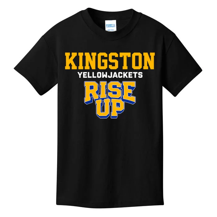 Kingston Yellowjackets Rise Up Hs Kids T-Shirt