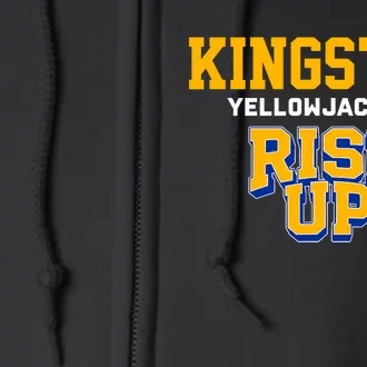 Kingston Yellowjackets Rise Up Hs Full Zip Hoodie