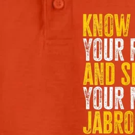 Know Your Role And Shut Your Mouth Jabroni Dry Zone Grid Performance Polo