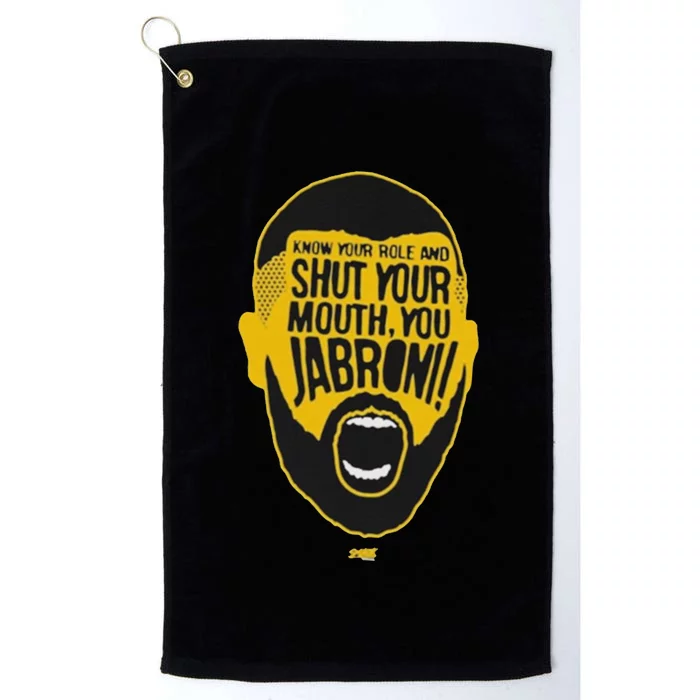 Know Your Role JabronI Platinum Collection Golf Towel