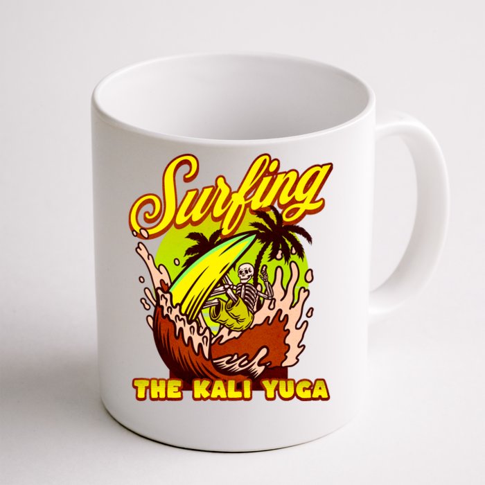 Kali Yuga Surf Club Traditionalist Julius Evola Front & Back Coffee Mug