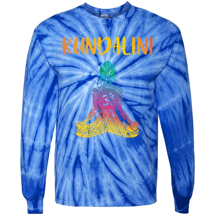 Kundalini Yoga Sat Nam Wahe Guru Chakra Meditation Gift Cool Gift Tie-Dye Long Sleeve Shirt